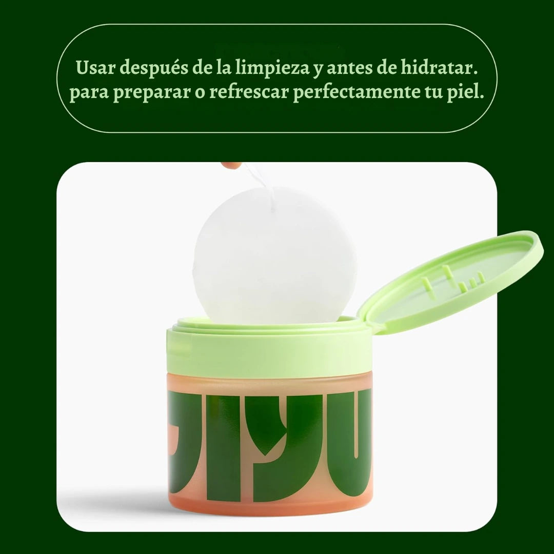 JiYu Almohadillas Tonificantes y Exfoliantes