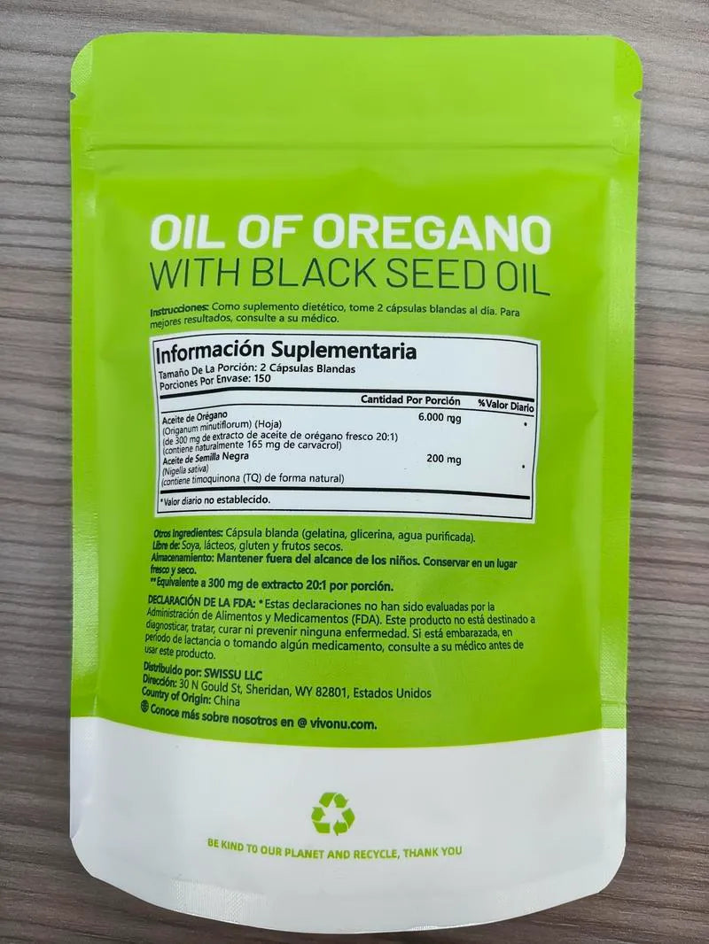 Cápsulas de Aceite de Orégano