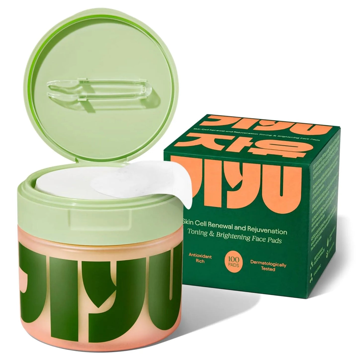 JiYu Almohadillas Tonificantes y Exfoliantes