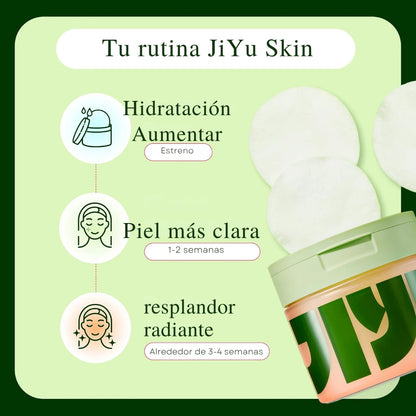 JiYu Almohadillas Tonificantes y Exfoliantes
