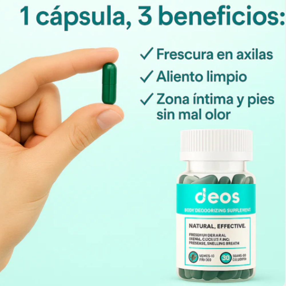 Cápsulas desodorante DEOS™