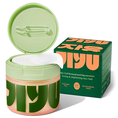 JiYu Almohadillas Tonificantes y Exfoliantes