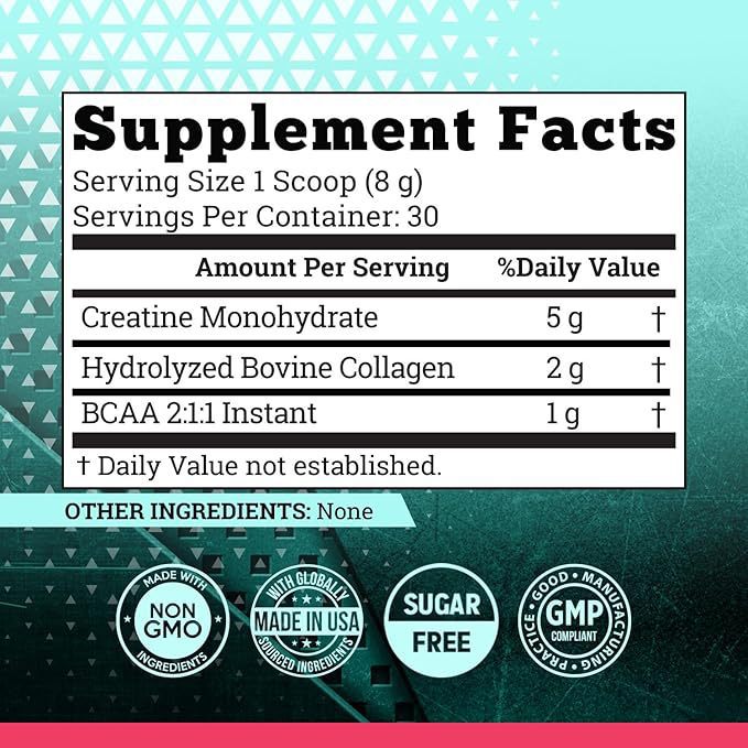 Creatina monohidratada para mujeres