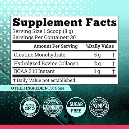 Creatina monohidratada para mujeres