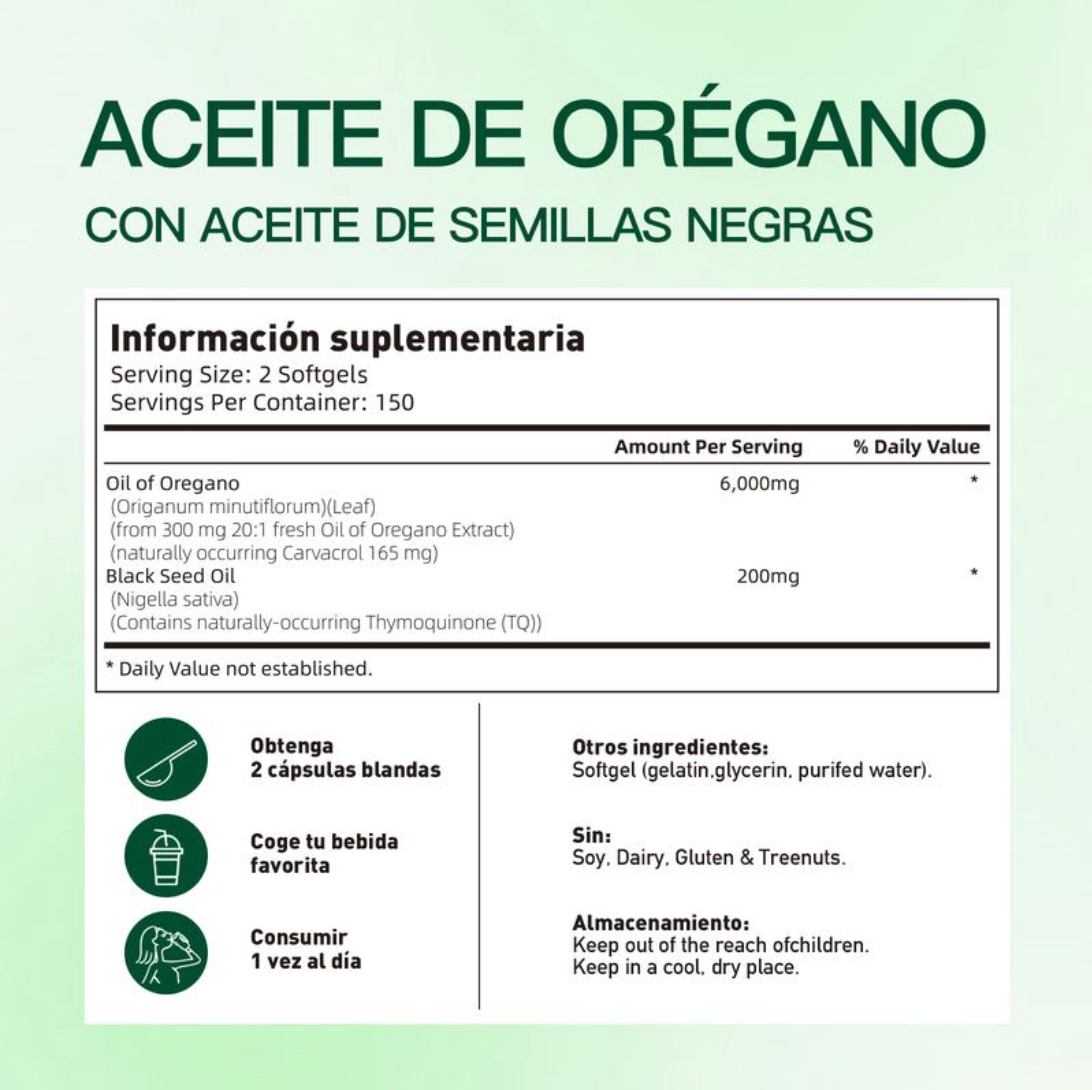 Cápsulas de Aceite de Orégano